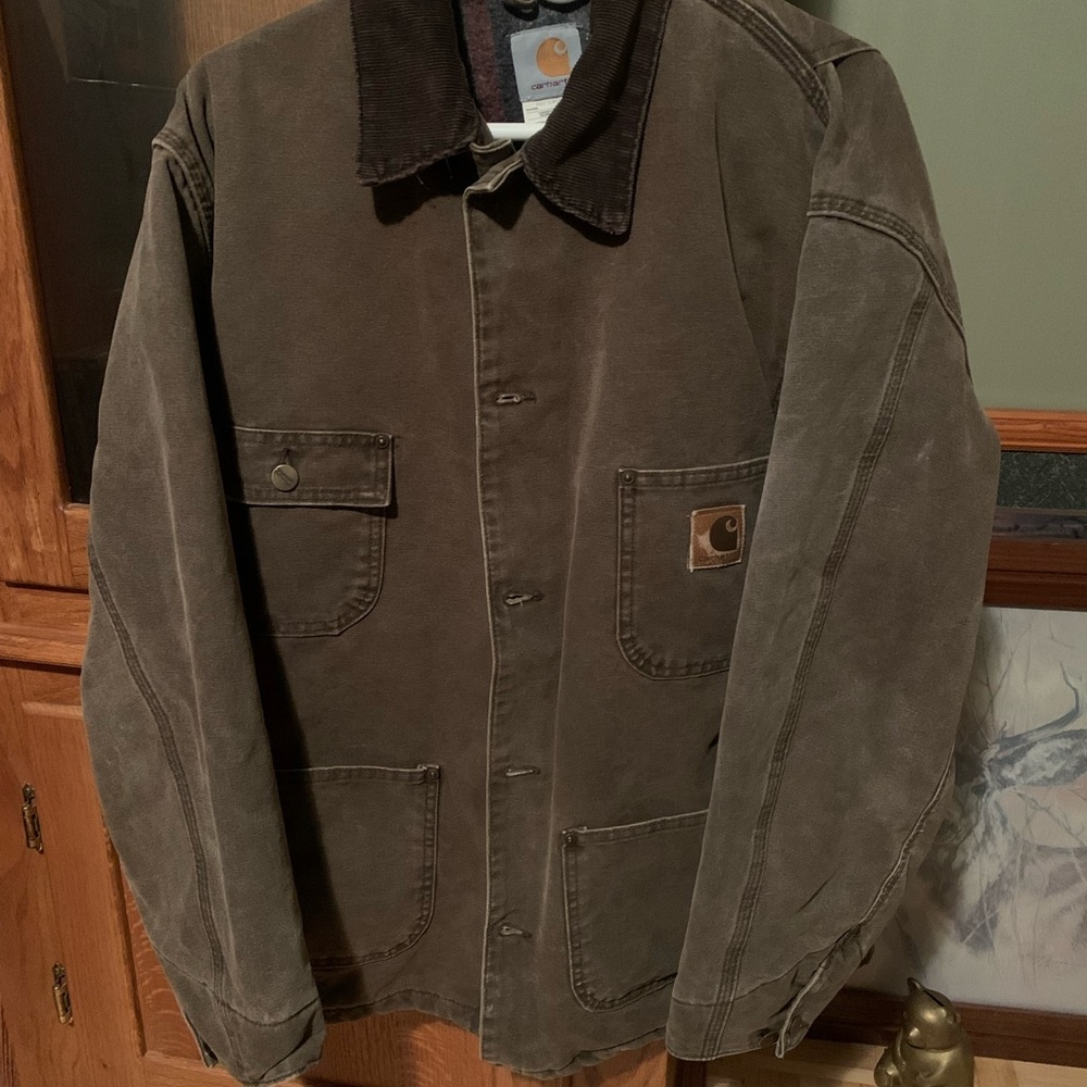 Carhartt Men's Brown Canvas Jacket
